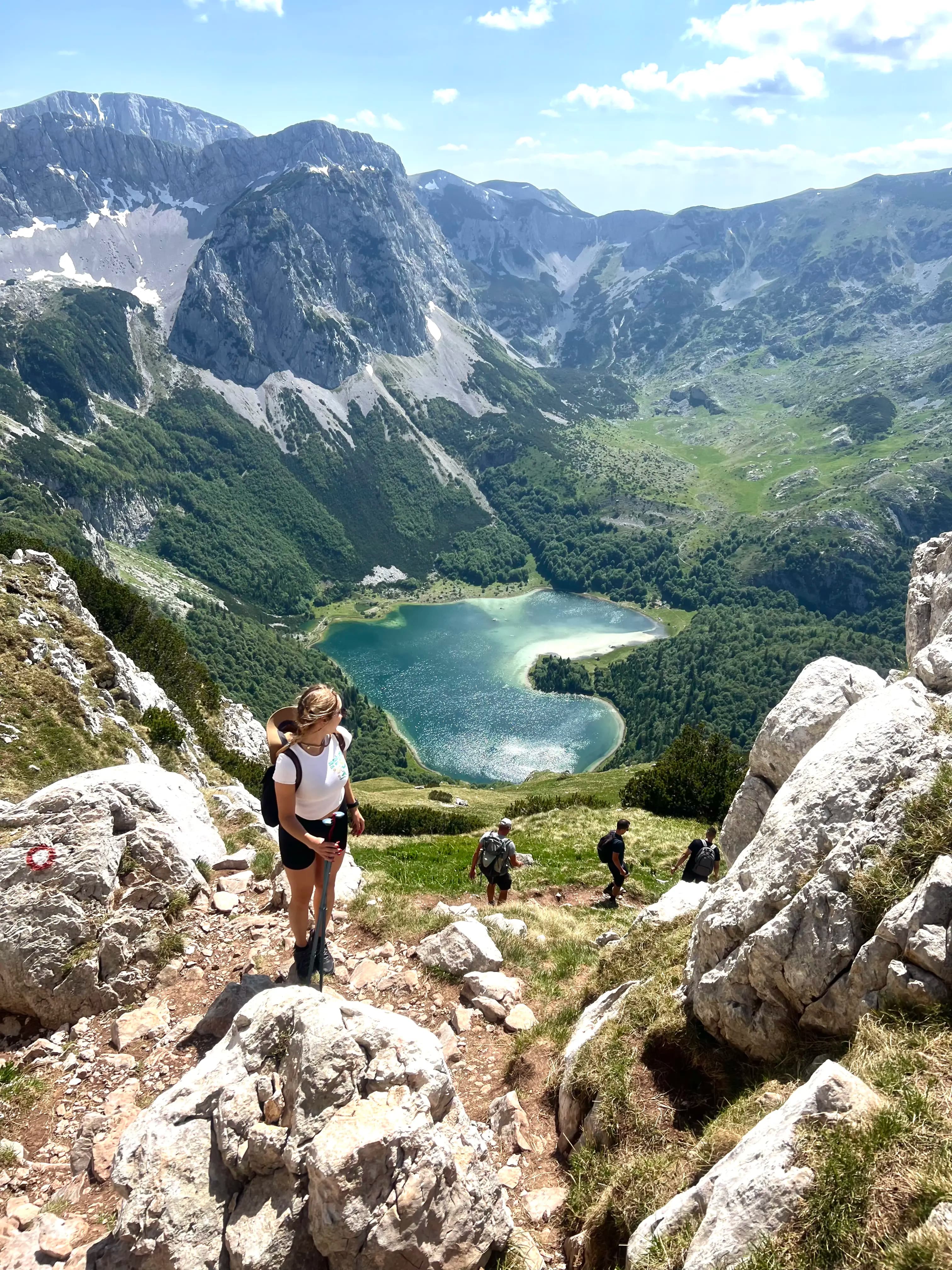Trnovačko Lake beneath Maglić peak in Sutjeska National Park